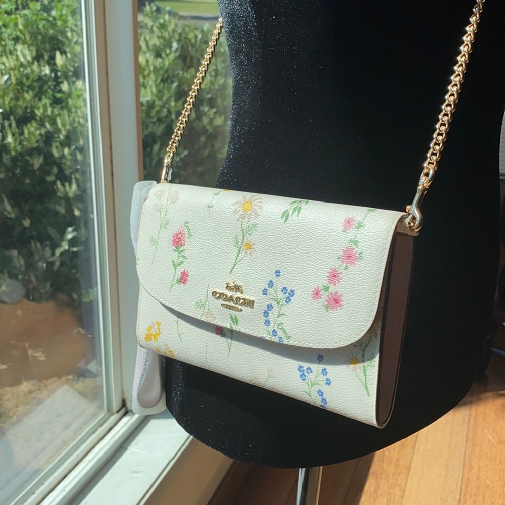 New Coach Gemma Clutch Crossbody Wildflower✨💐🌸✨